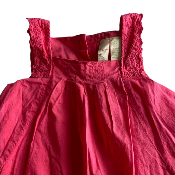 Strawberry Faire Pink Eyelet Girls Dress - Picture 6 of 7